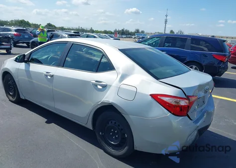 2018 Toyota Corolla L from USA, damaged, VIN 2T1BURHE0JC120857